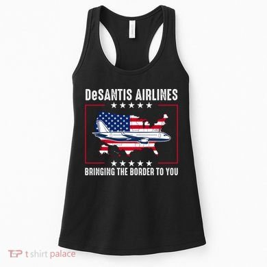 DeSantis Airlines American US Flag Women's Tank Top