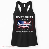 DeSantis Airlines American US Flag Women's Tank Top thumb 0