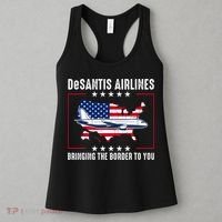 DeSantis Airlines American US Flag Women's Tank Top thumb 3