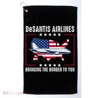 DeSantis Airlines American US Flag Golf Towel thumb 0