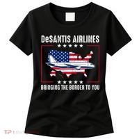 DeSantis Airlines American US Flag Women's T-Shirt thumb 0
