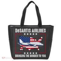 DeSantis Airlines American US Flag Tote Bag thumb 0