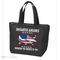 DeSantis Airlines American US Flag Tote Bag thumb 3