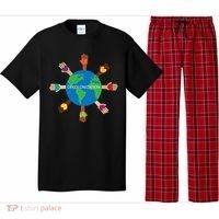 Decolonize African American Black History Month Love Earth Cute Gift Pajama Set thumb 0