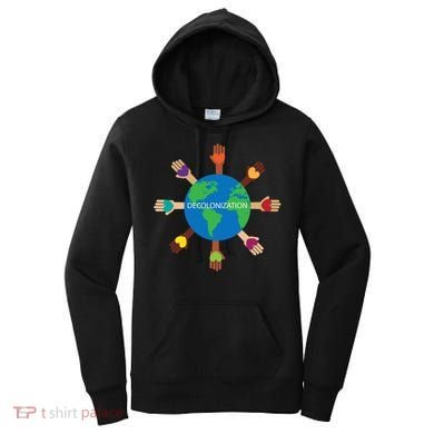 Decolonize African American Black History Month Love Earth Cute Gift Women's Hoodie