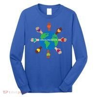 Decolonize African American Black History Month Love Earth Cute Gift Long Sleeve Shirt thumb 0