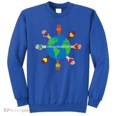 Decolonize African American Black History Month Love Earth Cute Gift Sweatshirt