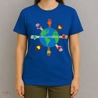 Decolonize African American Black History Month Love Earth Cute Gift T-Shirt thumb 4