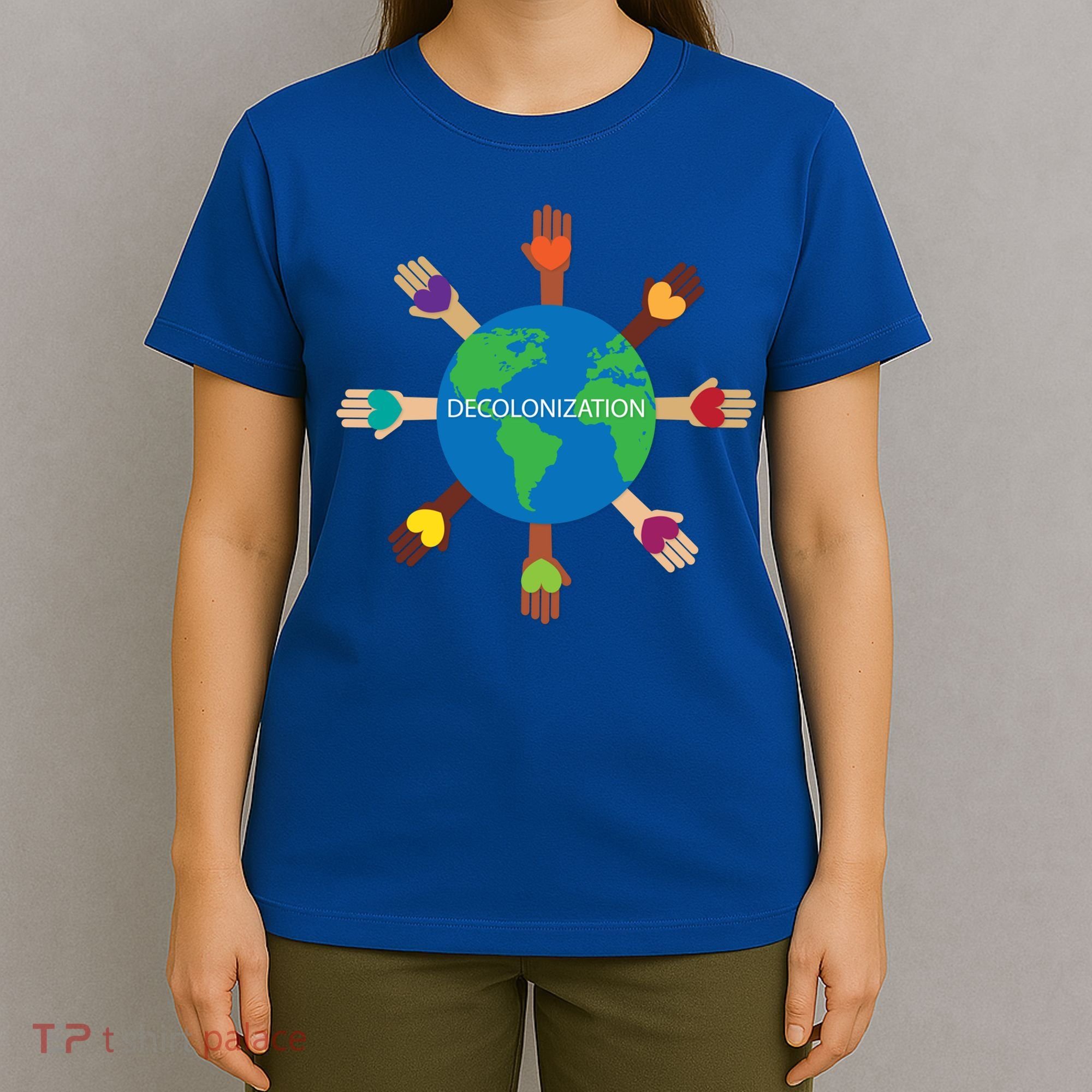 Decolonize African American Black History Month Love Earth Cute Gift T-Shirt