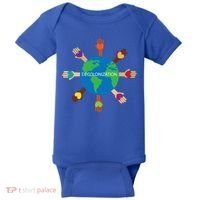 Decolonize African American Black History Month Love Earth Cute Gift Baby Bodysuit thumb 0