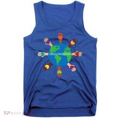 Decolonize African American Black History Month Love Earth Cute Gift Tank Top