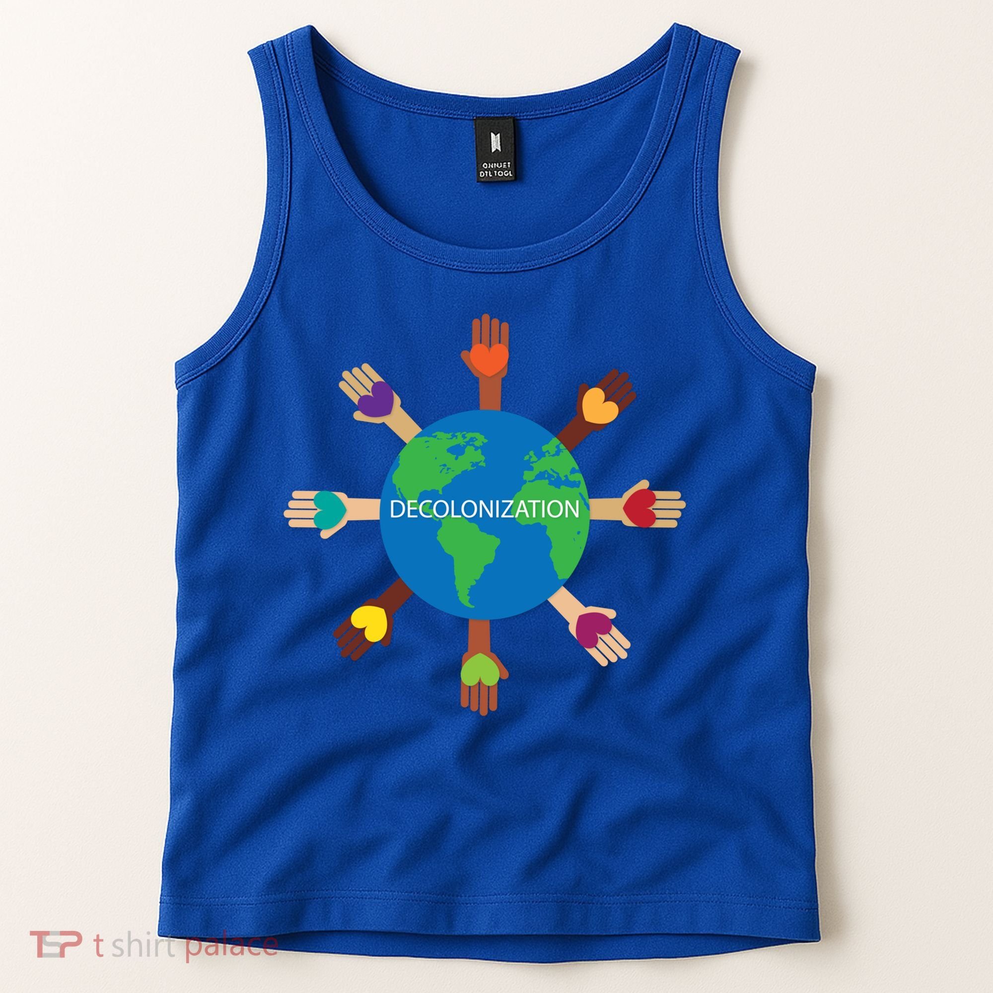 Decolonize African American Black History Month Love Earth Cute Gift Tank Top