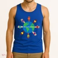 Decolonize African American Black History Month Love Earth Cute Gift Tank Top thumb 3