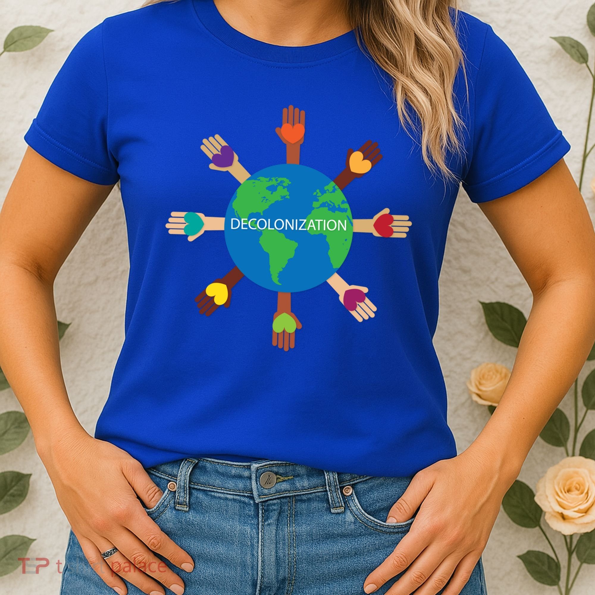 Decolonize African American Black History Month Love Earth Cute Gift Women's T-Shirt