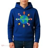 Decolonize African American Black History Month Love Earth Cute Gift Kids Hoodie thumb 4