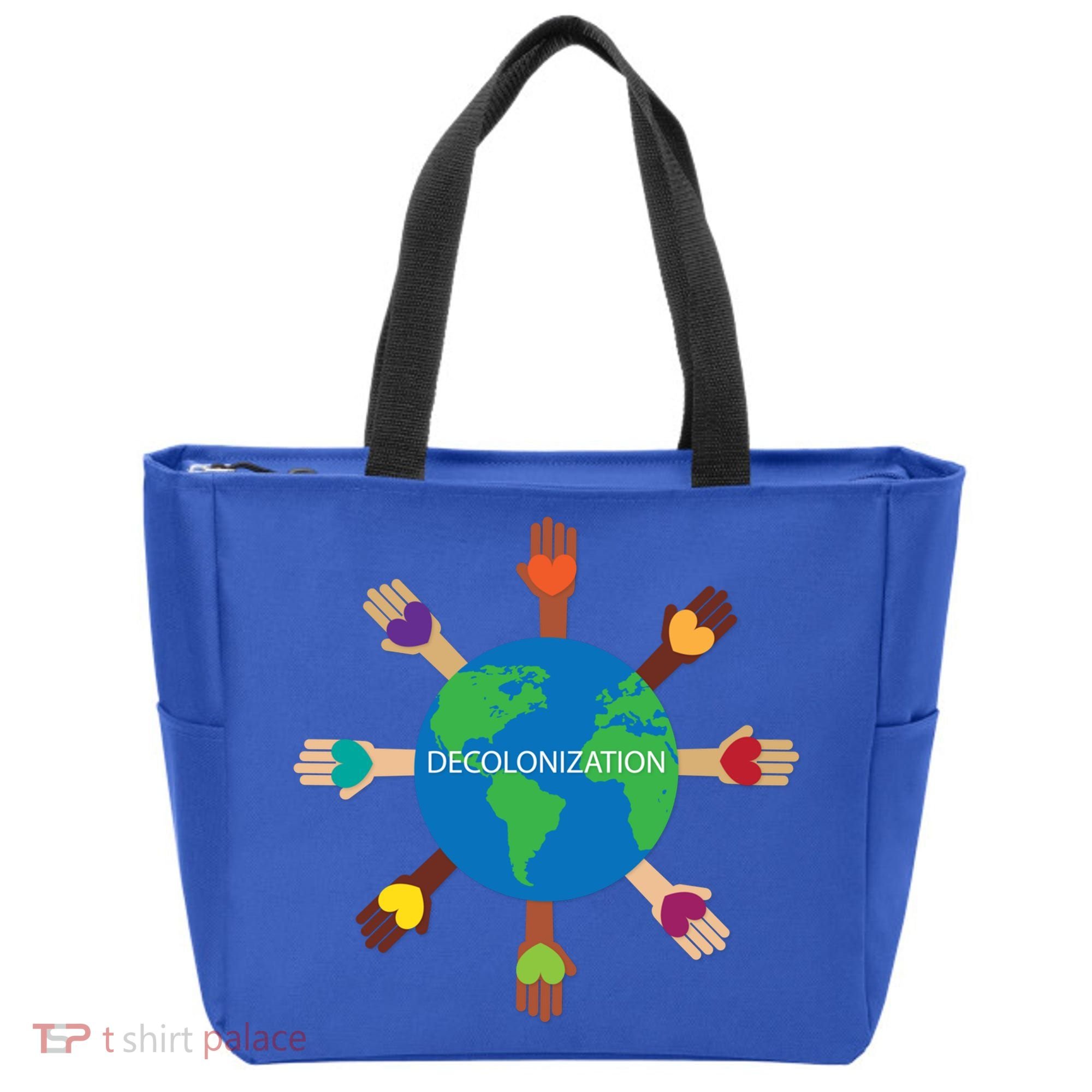 Decolonize African American Black History Month Love Earth Cute Gift Tote Bag