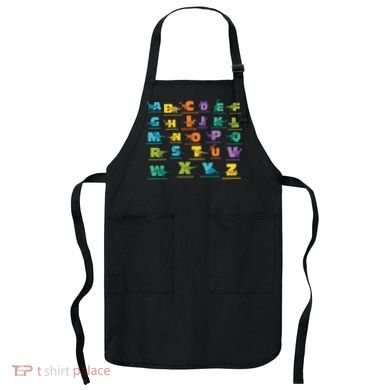 Dinosaurs Alphabet ABC Dino Identification Apron