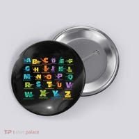 Dinosaurs Alphabet ABC Dino Identification Button thumb 0
