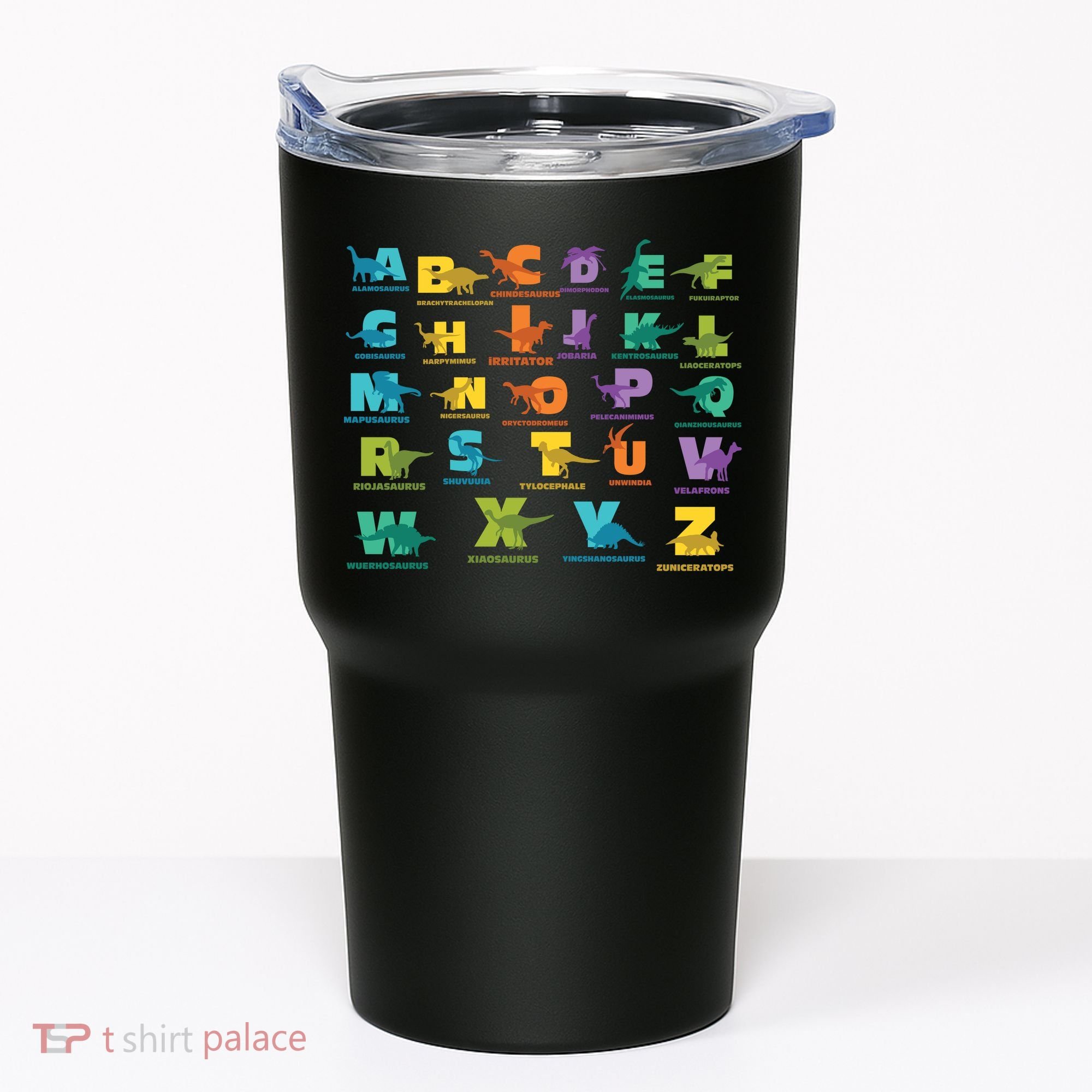 Dinosaurs Alphabet ABC Dino Identification Tumbler
