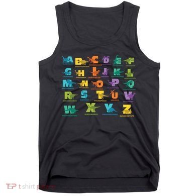 Dinosaurs Alphabet ABC Dino Identification Tank Top