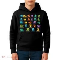 Dinosaurs Alphabet ABC Dino Identification Kids Hoodie thumb 4