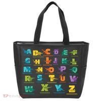 Dinosaurs Alphabet ABC Dino Identification Tote Bag thumb 0