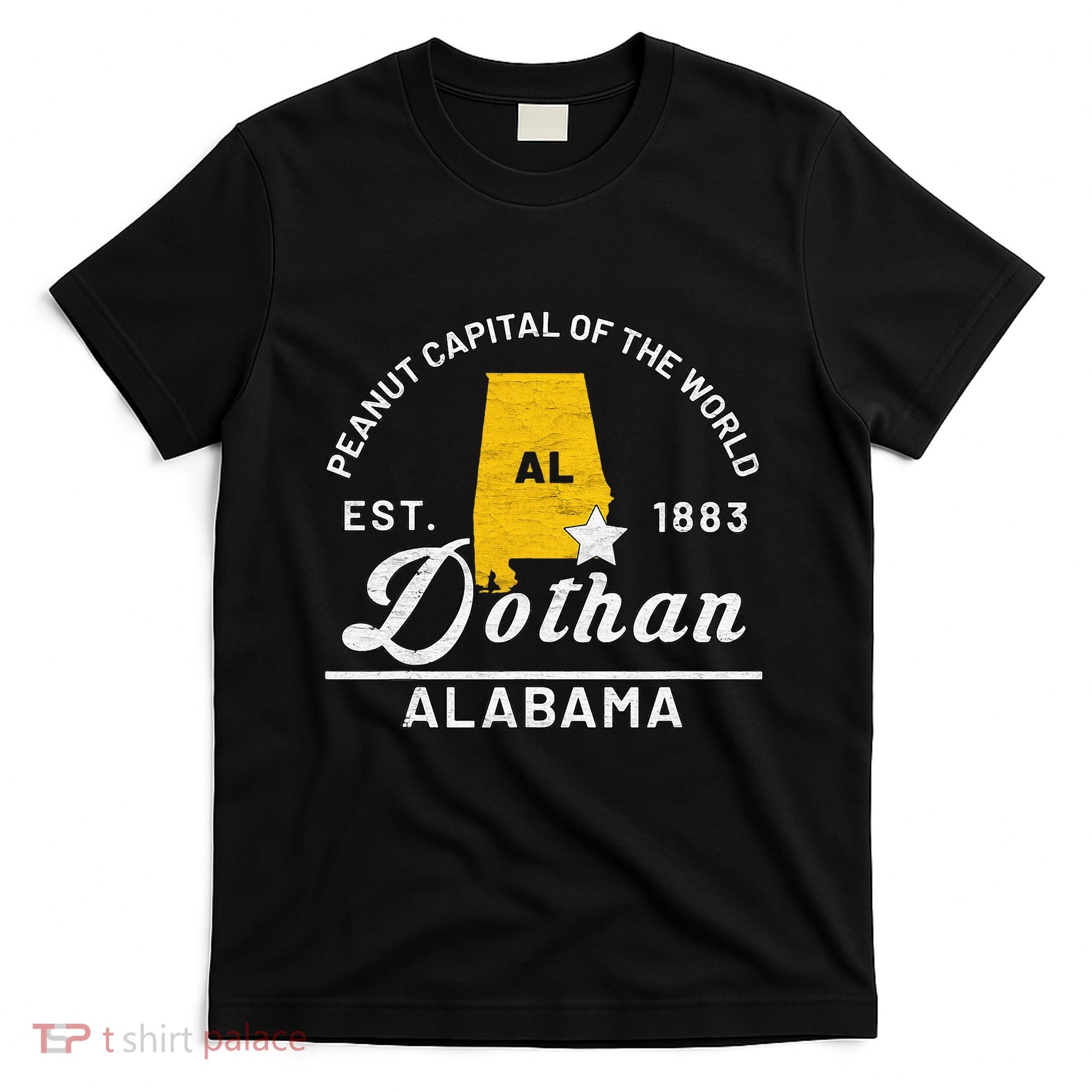 Dothan Alabama Al Vintage Peanut Capital Of The World Gift T-Shirt