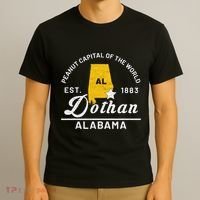 Dothan Alabama Al Vintage Peanut Capital Of The World Gift T-Shirt thumb 3