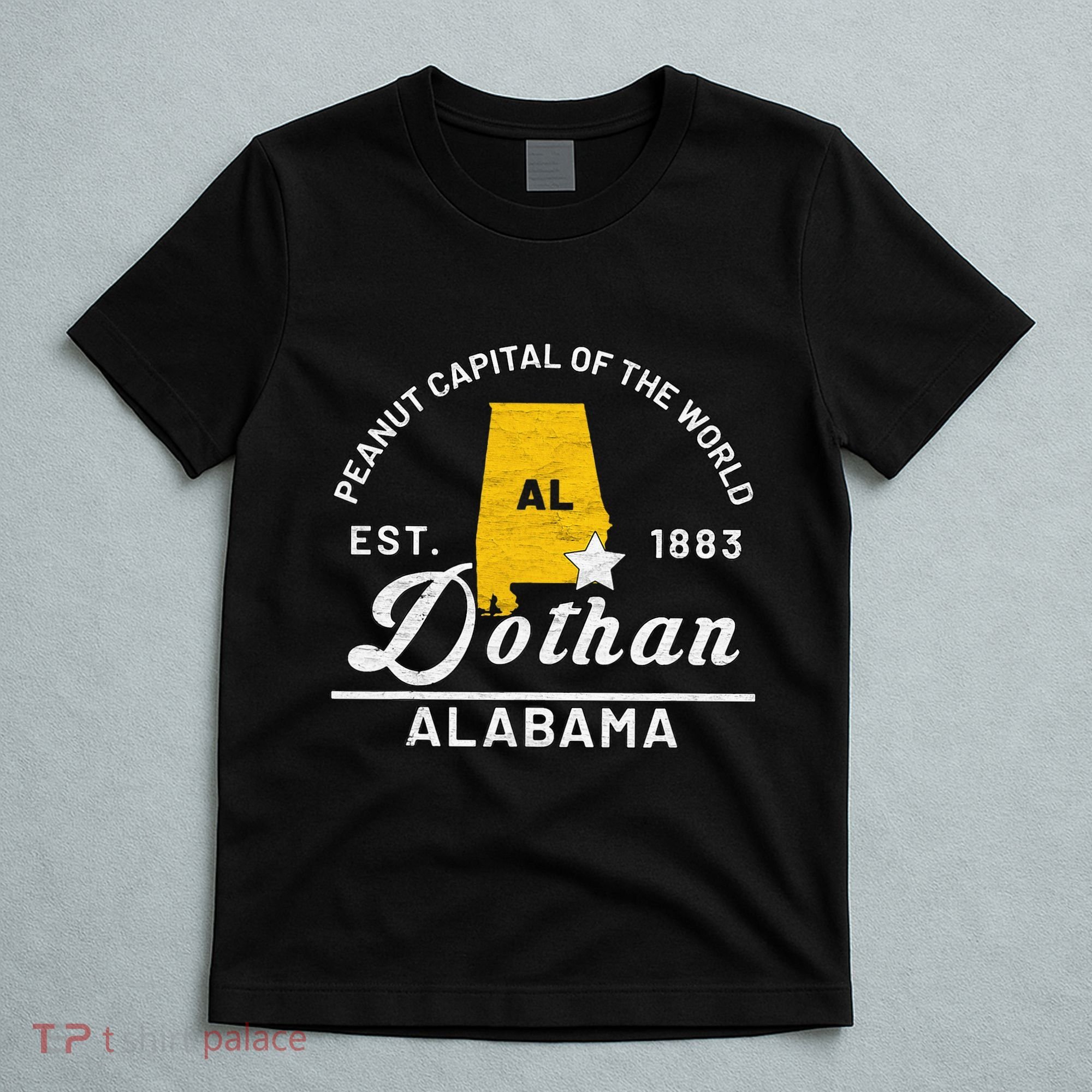 Dothan Alabama Al Vintage Peanut Capital Of The World Gift T-Shirt