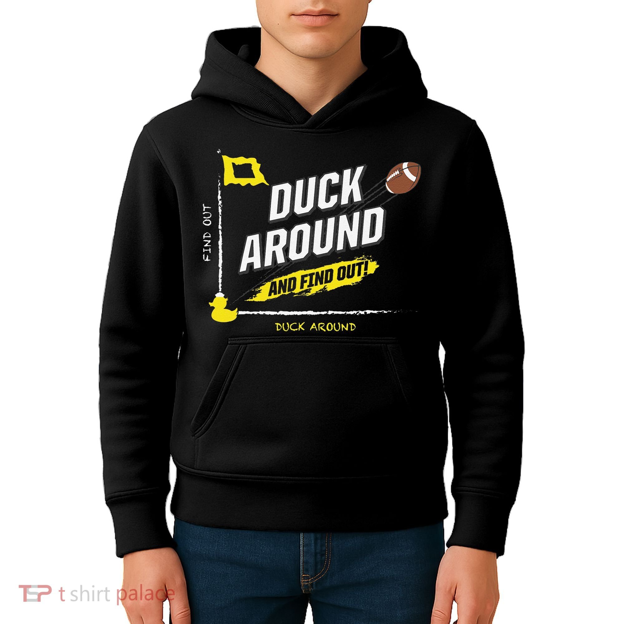 Duck Around And Find Out Kids Hoodie