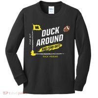 Duck Around And Find Out Kids Long Sleeve Shirt thumb 0