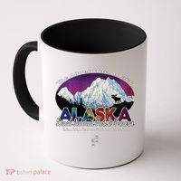 Denali Alaska Aurora Borealis National Park Hiker Souvenir Cute Gift Coffee Mug thumb 0