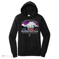 Denali Alaska Aurora Borealis National Park Hiker Souvenir Cute Gift Women's Hoodie thumb 0
