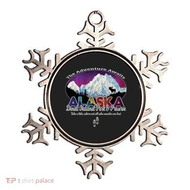 Denali Alaska Aurora Borealis National Park Hiker Souvenir Cute Gift Ornament