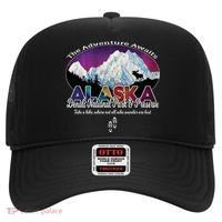 Denali Alaska Aurora Borealis National Park Hiker Souvenir Cute Gift Hat thumb 0