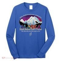 Denali Alaska Aurora Borealis National Park Hiker Souvenir Cute Gift Long Sleeve Shirt thumb 0