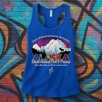 Denali Alaska Aurora Borealis National Park Hiker Souvenir Cute Gift Women's Tank Top thumb 3
