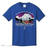 Denali Alaska Aurora Borealis National Park Hiker Souvenir Cute Gift Kids T-Shirt thumb 0