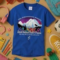 Denali Alaska Aurora Borealis National Park Hiker Souvenir Cute Gift Kids T-Shirt thumb 3