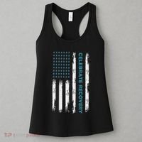 Drug Alcohol Addiction Recovery Celebrate Recovery Usa Flag Women's Tank Top thumb 3