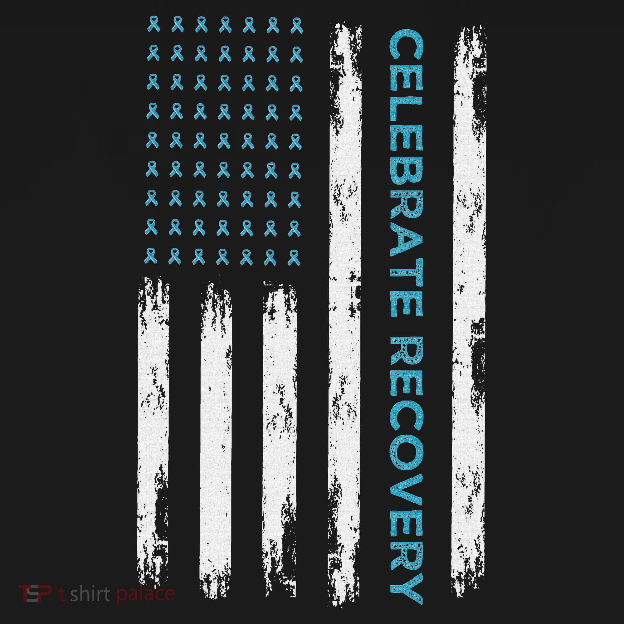 Drug Alcohol Addiction Recovery Celebrate Recovery Usa Flag Women's Tank Top
