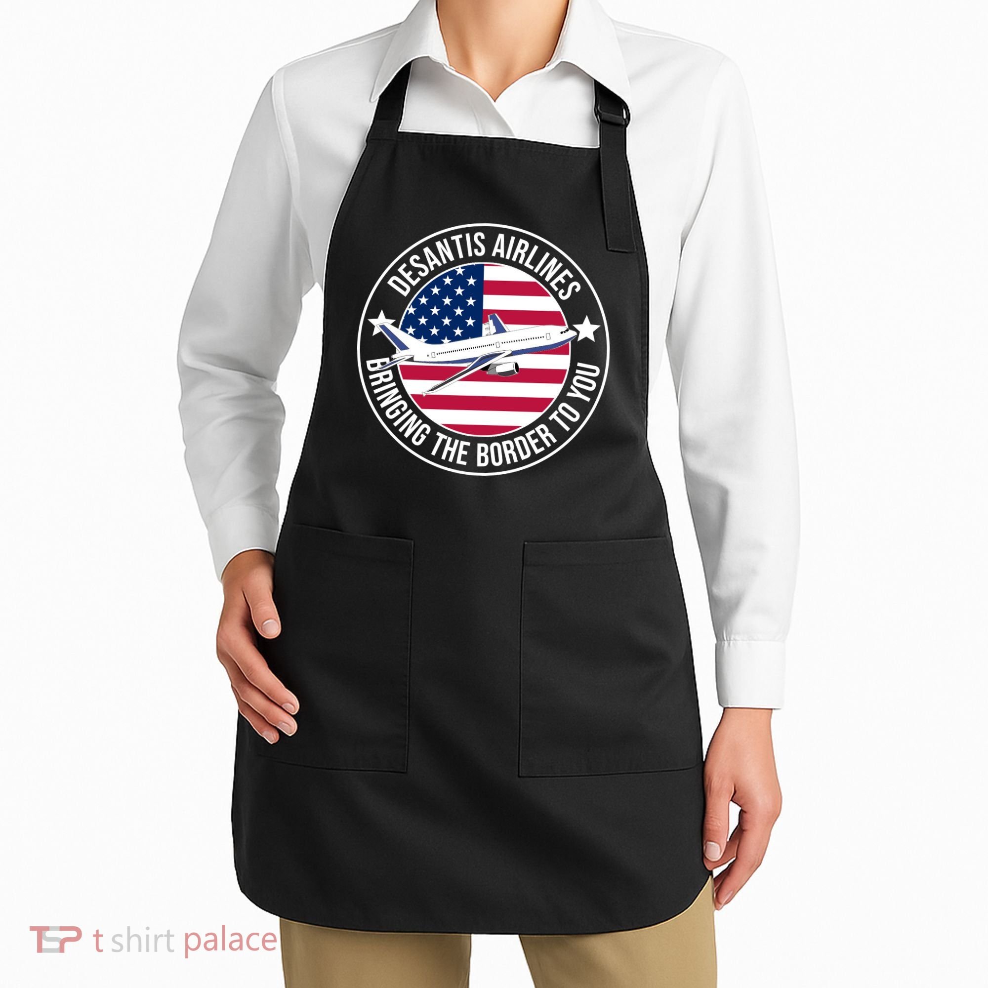 Desantis Airlines American Flag Political Apron