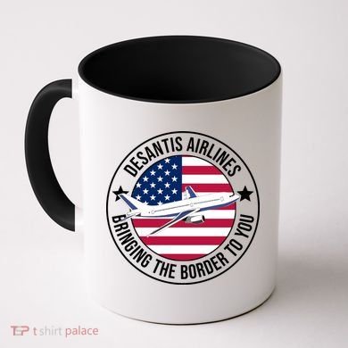 Desantis Airlines American Flag Political Coffee Mug