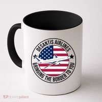 Desantis Airlines American Flag Political Coffee Mug thumb 0
