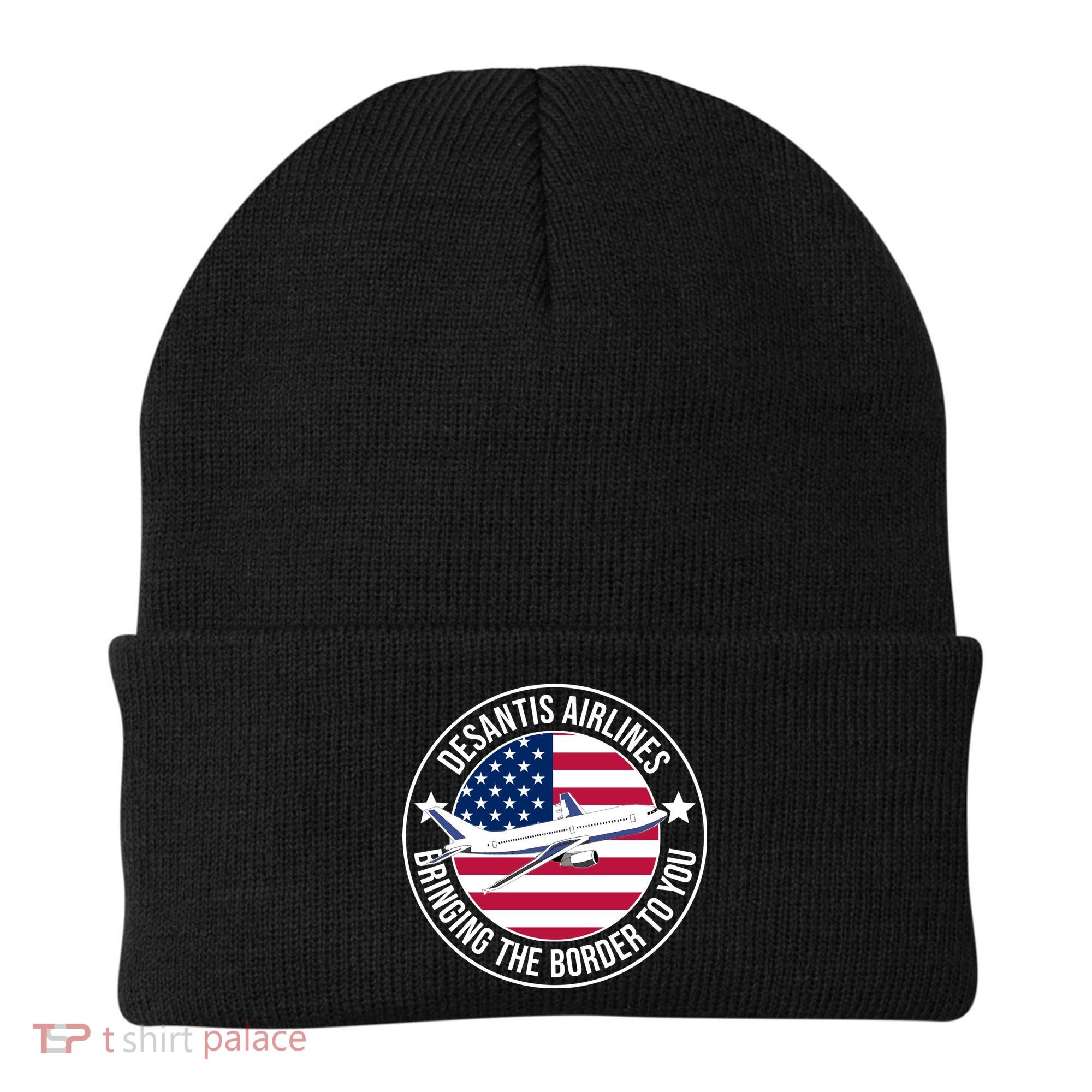 Desantis Airlines American Flag Political Beanie