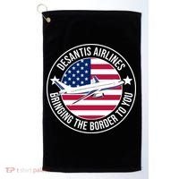 Desantis Airlines American Flag Political Golf Towel thumb 0