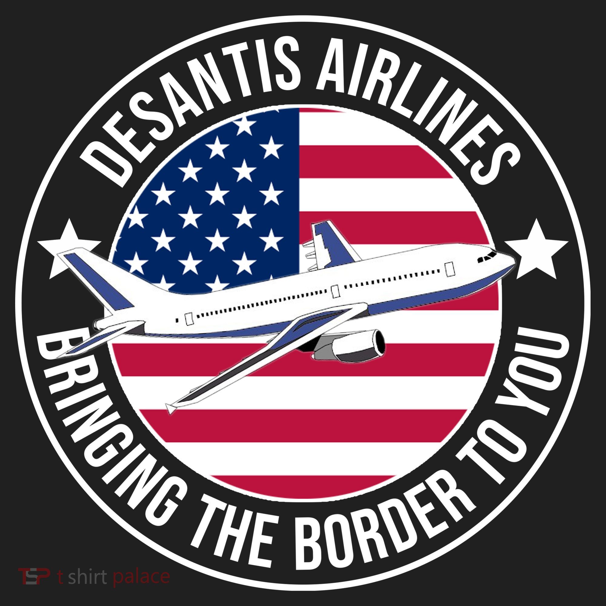 Desantis Airlines American Flag Political Golf Towel