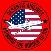 Desantis Airlines American Flag Political Santa Hat thumb 1