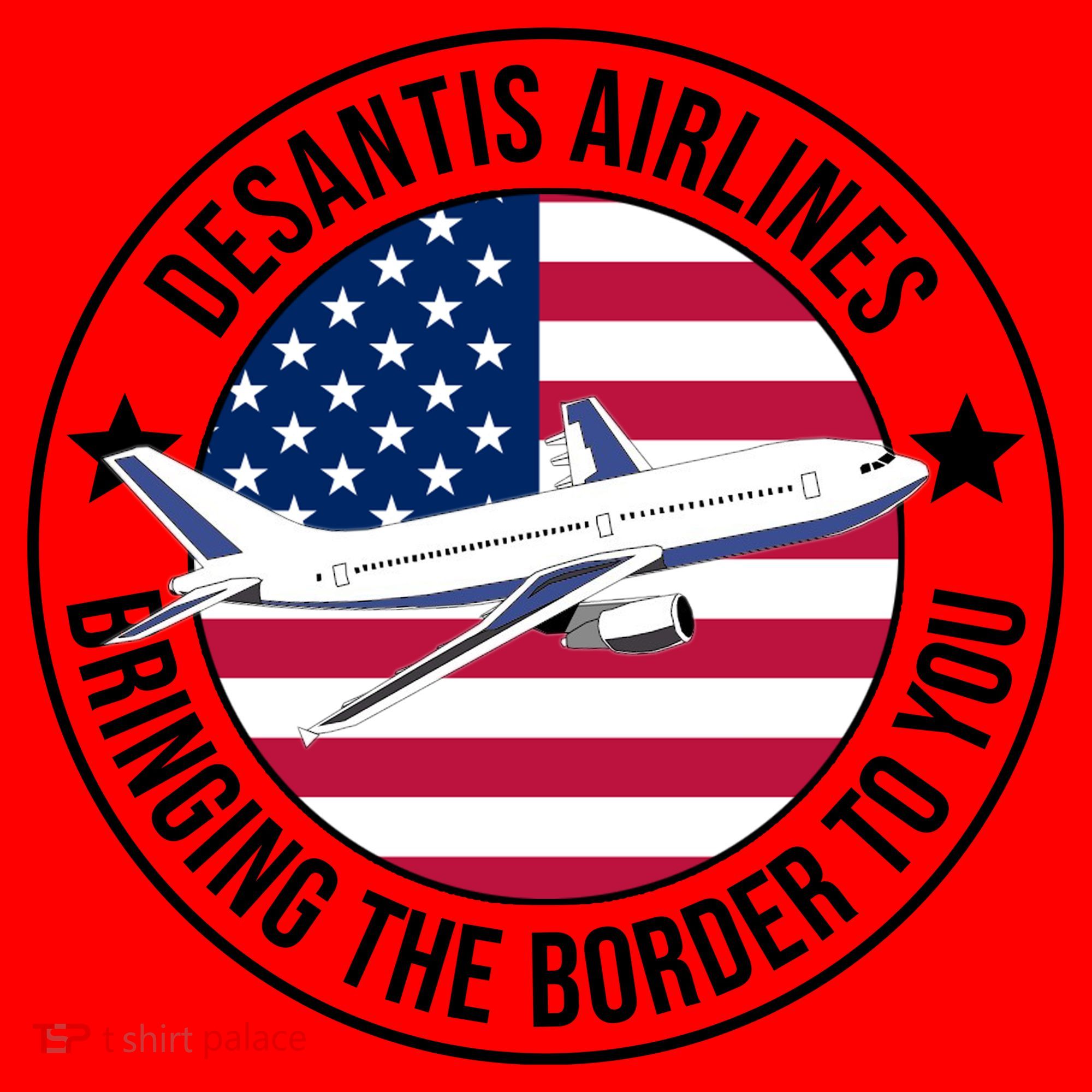Desantis Airlines American Flag Political Santa Hat