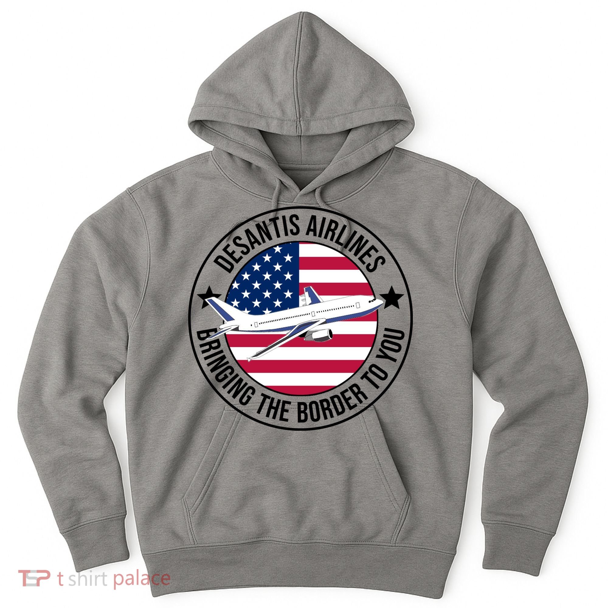 Desantis Airlines American Flag Political Hoodie